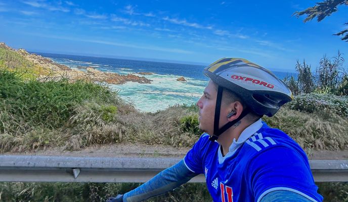 Photo 2 de l’itinéraire Bikemap « Calle Uno, Concón a Calle Uno, Concón »