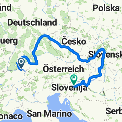 Von Kreuzlingen bis Dolní Žandov