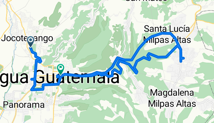 Antigua Guatemala to Callejón del Sol, Antigua Guatemala