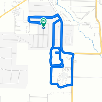 S Amber Dawn Ave, Farmington to S Amber Dawn Ave, Farmington