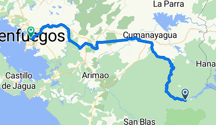 From Cumanayagua to Cienfuegos