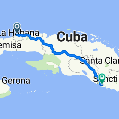 Route to Calle Santo Domingo