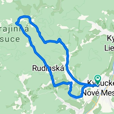 KM- Rudinská- Jakub.vrch- Nesluša