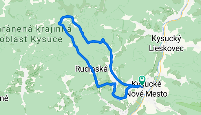 KM- Rudinská- Jakub.vrch- Nesluša
