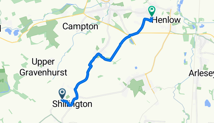 Greenfields, Hitchin to Broad Street, Shefford