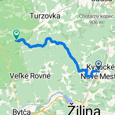 KM- Rudinská- rozhľ.Kamenité- Vrchrieka