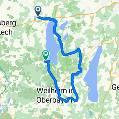 Von Eresing bis Dießen am Ammersee