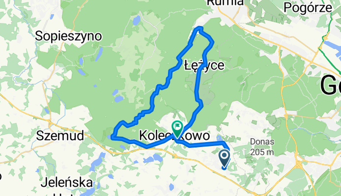 Route in Szemud