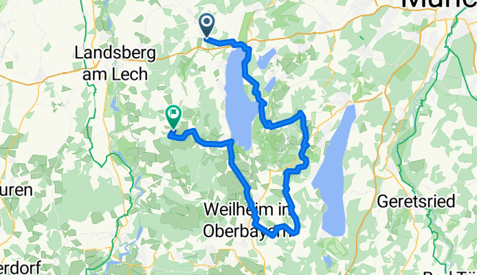 Von Pflaumdorf bis Dießen am Ammersee