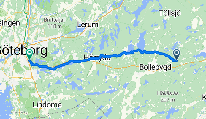 Bollebygd - Göteborg