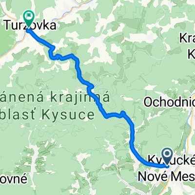 KM- Nesluša- Pod Jakub.vrchom- Turzovka