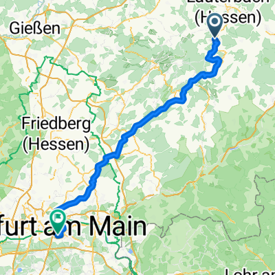 Lauterbach / Hessen - Offenbach am Main