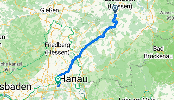 Lauterbach / Hessen - Offenbach am Main