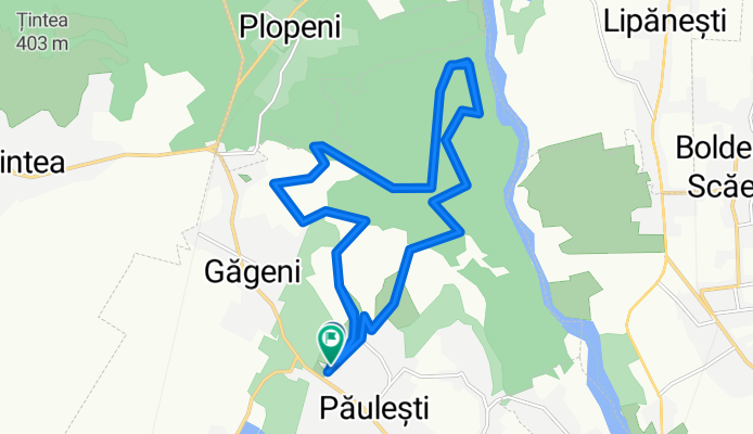 Strada Nicolae Iorga, Păulești to Strada Nicolae Iorga, Păulești