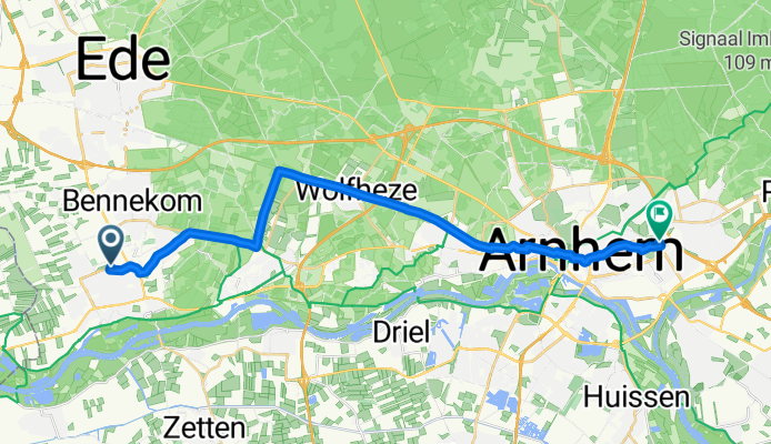 Von Wageningen bis Arnhem