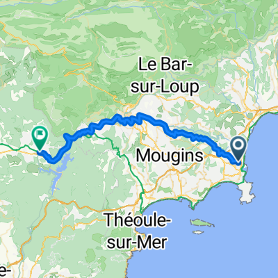 From Antibes to Montauroux