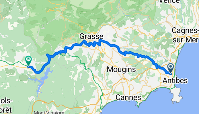 From Antibes to Montauroux