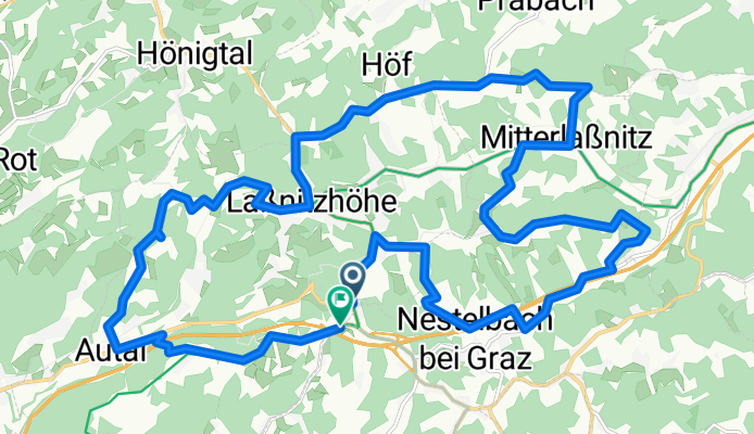 Hauptstraße, Laßnitzhöhe nach Schemerlhöhe, Laßnitzhöhe