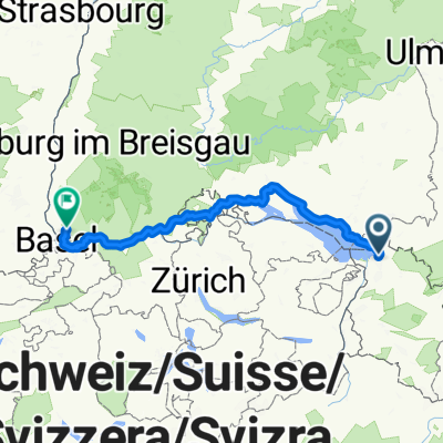 From Bregenz to Lörrach