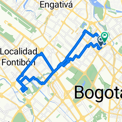 Carrera 68B # 76A-83 to Carrera 68B # 76A-83