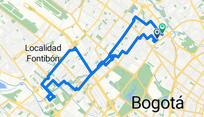 Carrera 68B # 76A-83 to Carrera 68B # 76A-83