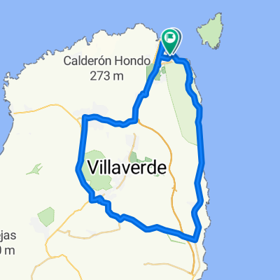 Calle las Dunas, La Oliva to Calle las Dunas, La Oliva