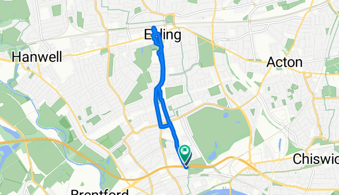 Clayponds Lane, Brentford to Clayponds Lane, Brentford