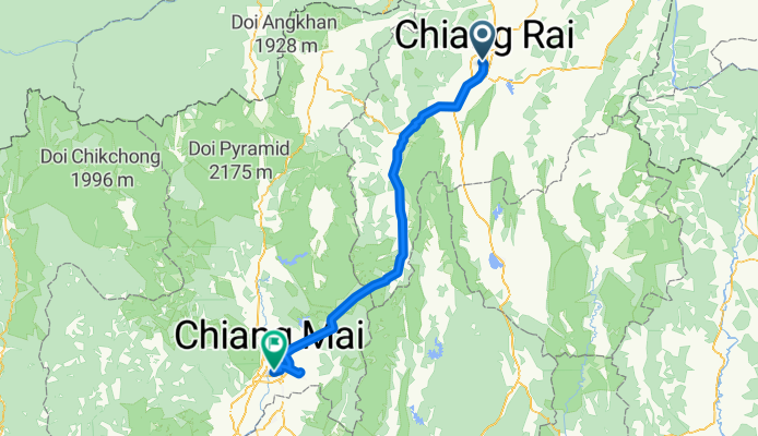 Chiang Rai - Chiang Mai