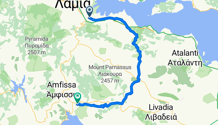 De Palea Ethniki Odos Athinon Thessalonikis a Ethniki Odos Livadias Amfissas