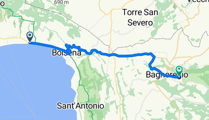 Via Cassia Nord KM nach Piazza Alberto Ricci