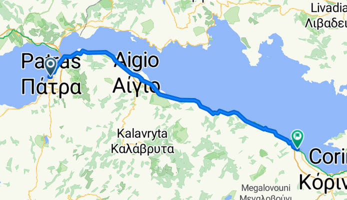 Ermou, Patras to Eleftheriou Venizelou, Kiato