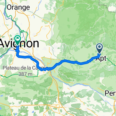 Route to Avignon