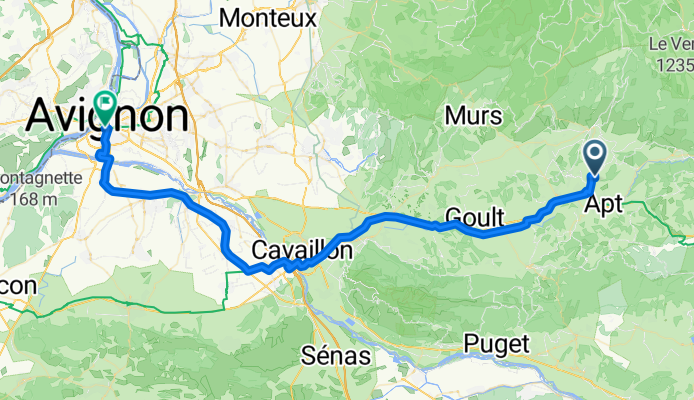 Route to Avignon