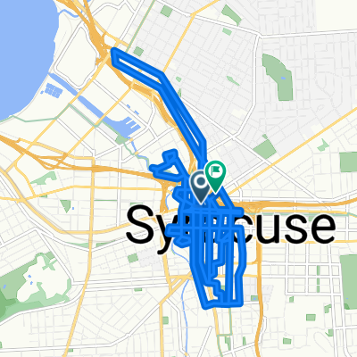 E Willow St, Syracuse to E Willow St, Syracuse