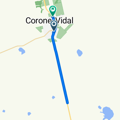 Autovía Juan Manuel Fangio, Coronel Vidal a General Alvear, Coronel Vidal