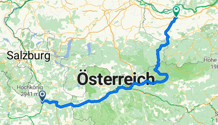 Von Bischofshofen bis Amstetten