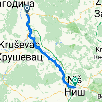 Jagodina - Aleksinac