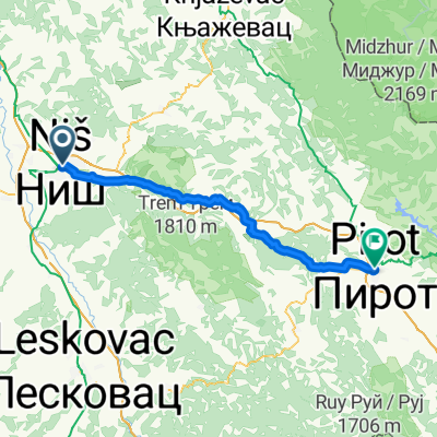 Aleksinac - Bela Palanka