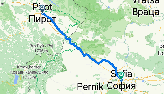 Bela Palanka - Dimitrovgrad