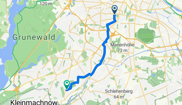 Goltzstraße nach McNair-Promenade