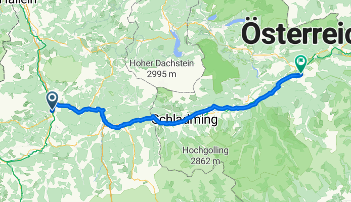 Von Bischofshofen bis Irdning-Donnersbachtal