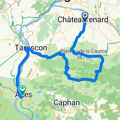 Boulevard Joliot Curie to Rue de la Rotonde