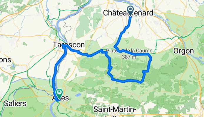 Boulevard Joliot Curie to Rue de la Rotonde