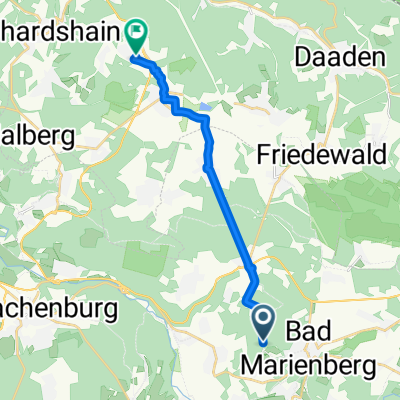 Wildparkstraße, Bad Marienberg (Westerwald) nach Grubenweg, Kausen