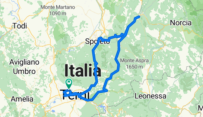 Da Via del Pino a Via dell'Abete