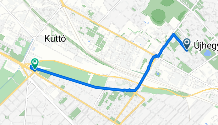 Sütöde utca to Üllői út