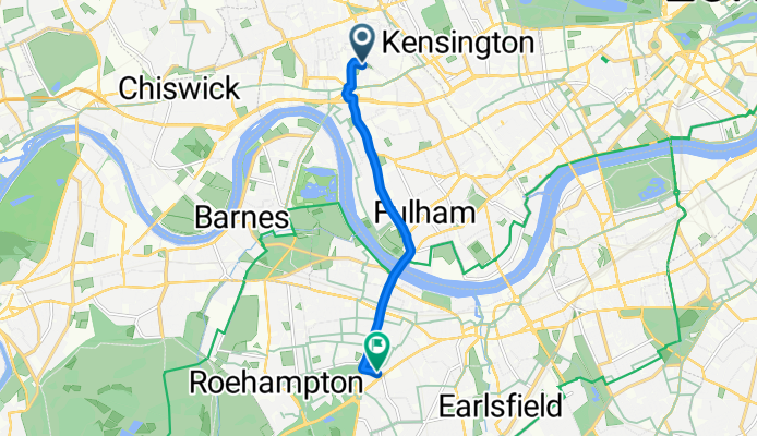 Brook Green, London to White Court, London