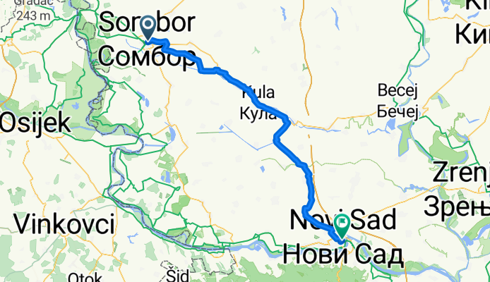 Kula - Sremski Karlovci