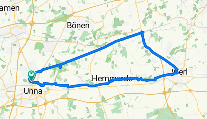 Parkstraße, Unna nach Friedrich-Ebert-Straße, Unna