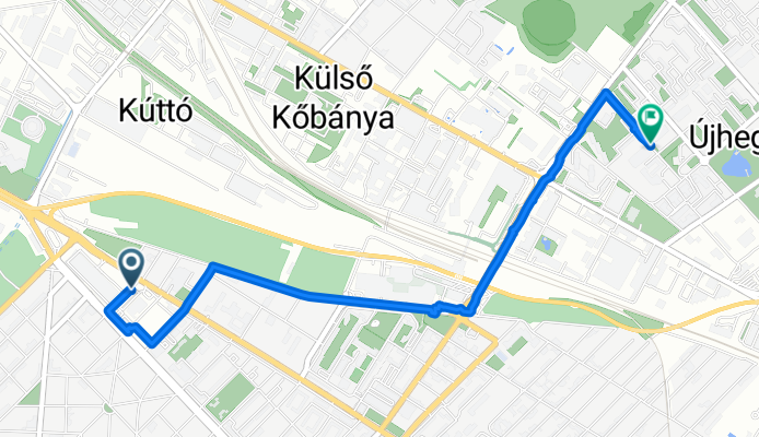 Tálas utca to Sütöde utca